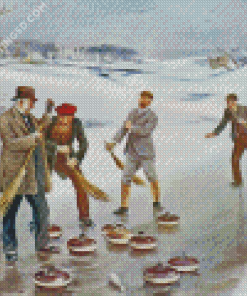 Curling Game Diamond Painting