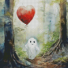 Cute Ghost Diamond Painting