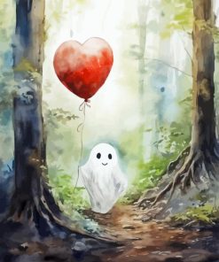 Cute Ghost Diamond Painting