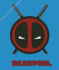 Deadpool Logo Diamond Painting