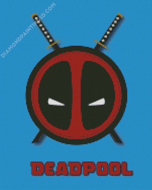 Deadpool Logo Diamond Painting