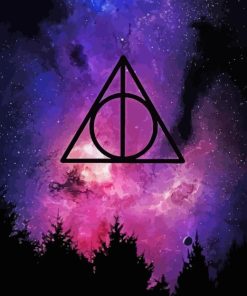 Deathly Hallows Symbol Diamond Painting