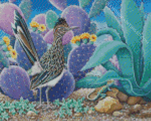 Desert Bird Diamond Painting