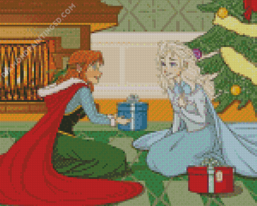 Disney Christmas Characters Diamond Painting