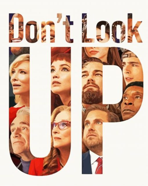 Don t Look Up Poster Diamond Painting