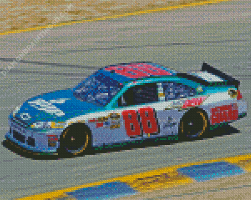 Earnhardt Jr 88 Diamond Painting