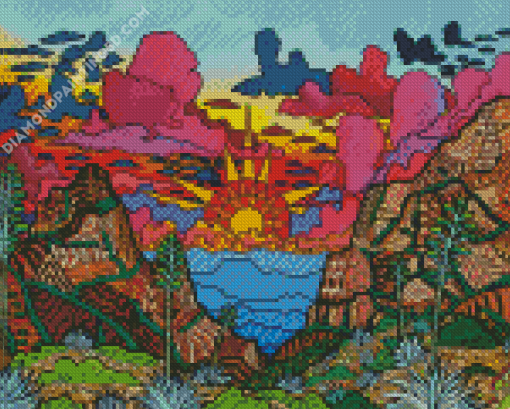 El Paso Landscape Art Diamond Painting