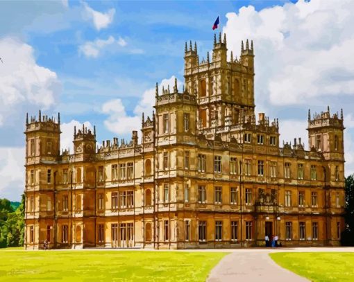 England Highclere Village Diamond Painting