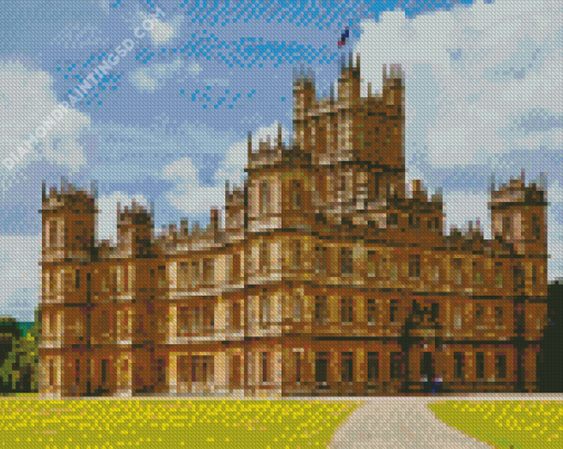 England Highclere Village Diamond Painting