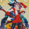 FLCL Vintage Anime Diamond Painting