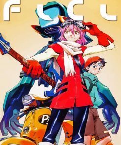 FLCL Vintage Anime Diamond Painting