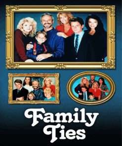 Family Ties Sitcom Poster Diamond Painting