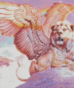 Fantasy Lion Wings Diamond Painting