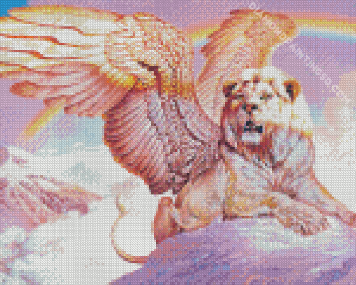 Fantasy Lion Wings Diamond Painting