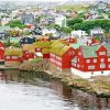 Faroes Island Buildings Diamond Painting