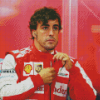 Fernando Alonso Diamond Painting