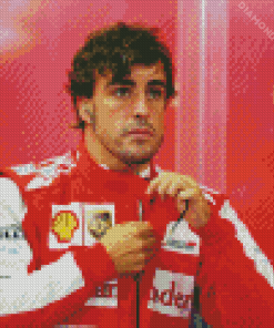 Fernando Alonso Diamond Painting