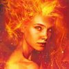 Fire Woman Diamond Painting