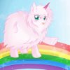 Fluffy Unicorn Diamond Painting