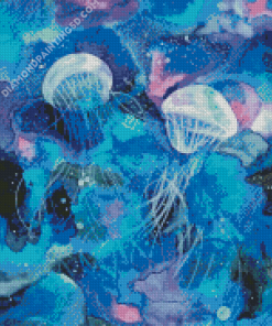 Galaxy Jellyfish Diamond Painting