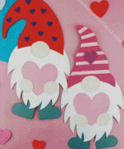 Gnomes Valentine Craft Diamond Painting