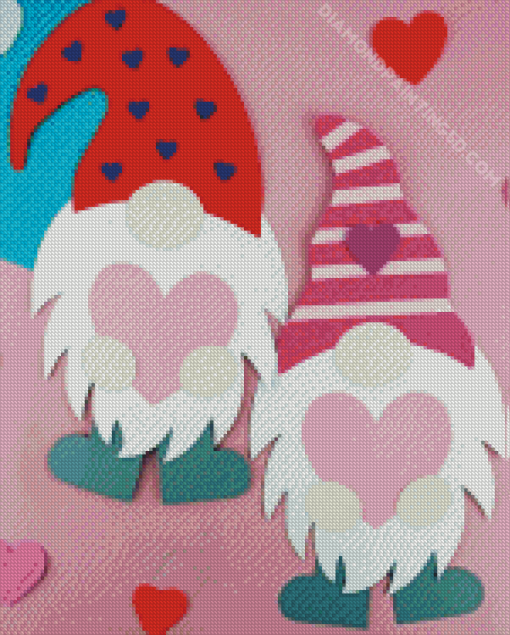 Gnomes Valentine Craft Diamond Painting