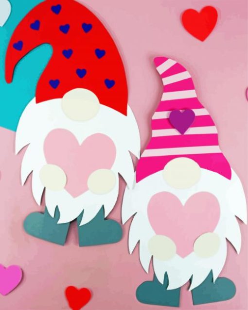 Gnomes Valentine Craft Diamond Painting