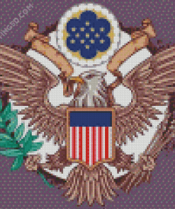 Gret Seal Of USA Symbol Diamond Painting