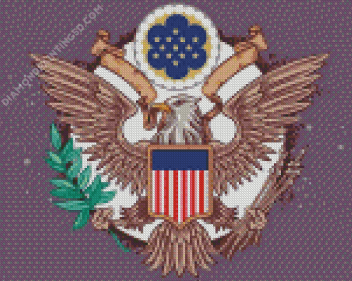 Gret Seal Of USA Symbol Diamond Painting