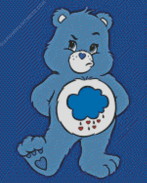 Grumpy Bear In Care Bears Diamond Painting