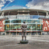 Herbert Chapman Statue Diamond Painting