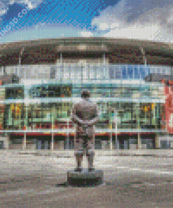 Herbert Chapman Statue Diamond Painting