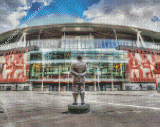 Herbert Chapman Statue Diamond Painting