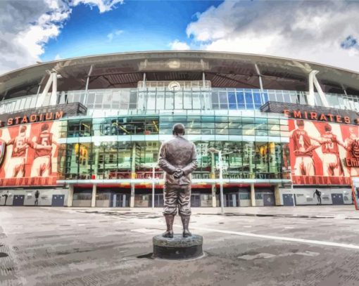 Herbert Chapman Statue Diamond Painting