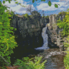 High Force Waterfall Diamond Painting