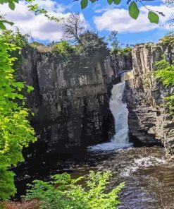 High Force Waterfall Diamond Painting