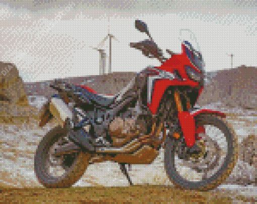 Honda Africa Twin Off Road Diamond Painting