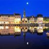 Honfleur Reflection At Night Diamond Painting