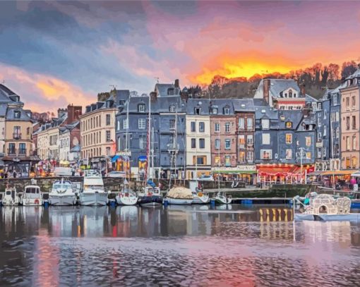 Honfleur In France Diamond Painting