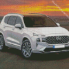 Hyundai Santa Fe Car Diamond Painting