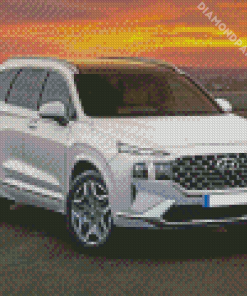 Hyundai Santa Fe Car Diamond Painting