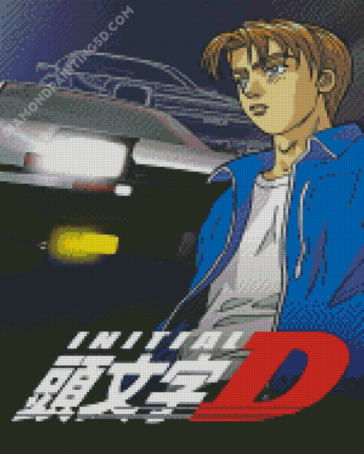 Initial D Poster Diamond Painting