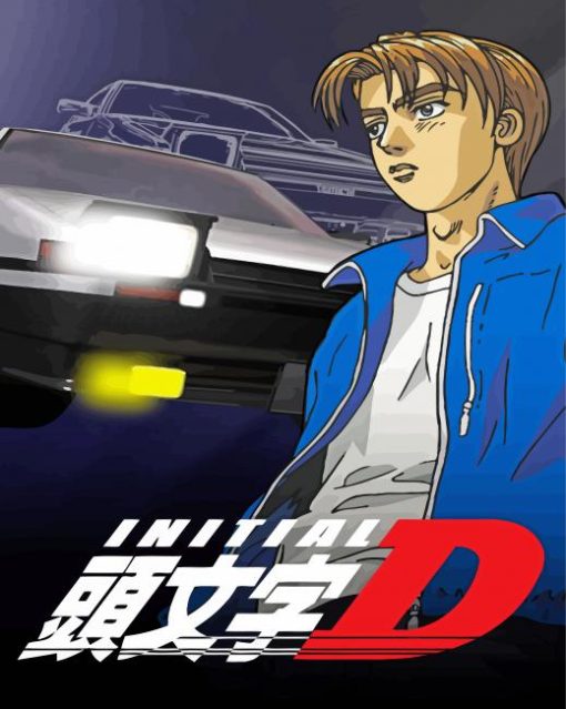 Initial D Poster Diamond Painting