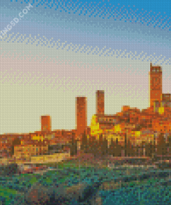 Italy San Gimignano Diamond Painting