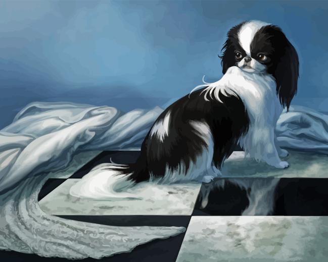 Japanese Chin Diamond Painting