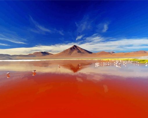 Laguna Colorado Bolivia Diamond Painting