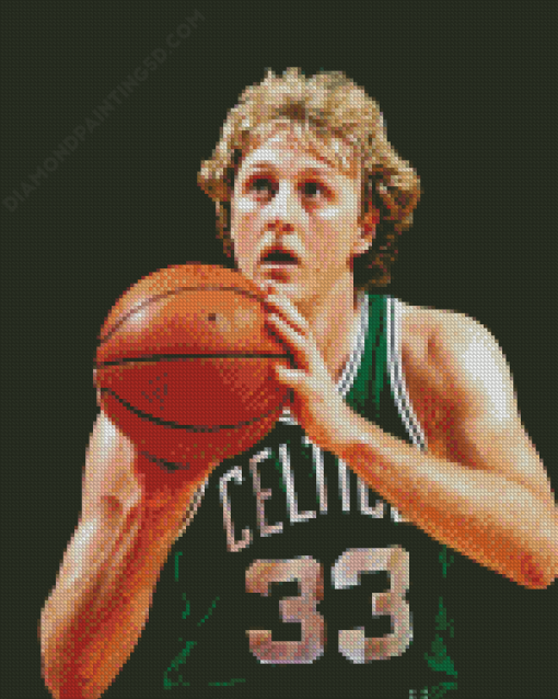 Larry Bird Diamond Painting