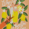 Lemonade Quote Diamond Painting