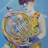 Little Horn Player Diamond Painting