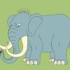 Mad Elephant Cartoon Diamond Painting